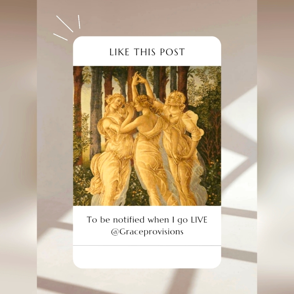 LIKE to be notified of LIVES 🕊✨️